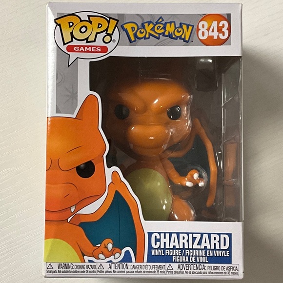 Funko Pop! Charizard Vinyl Figure - Vibrant Orange and Blue - Picture 1 of 4